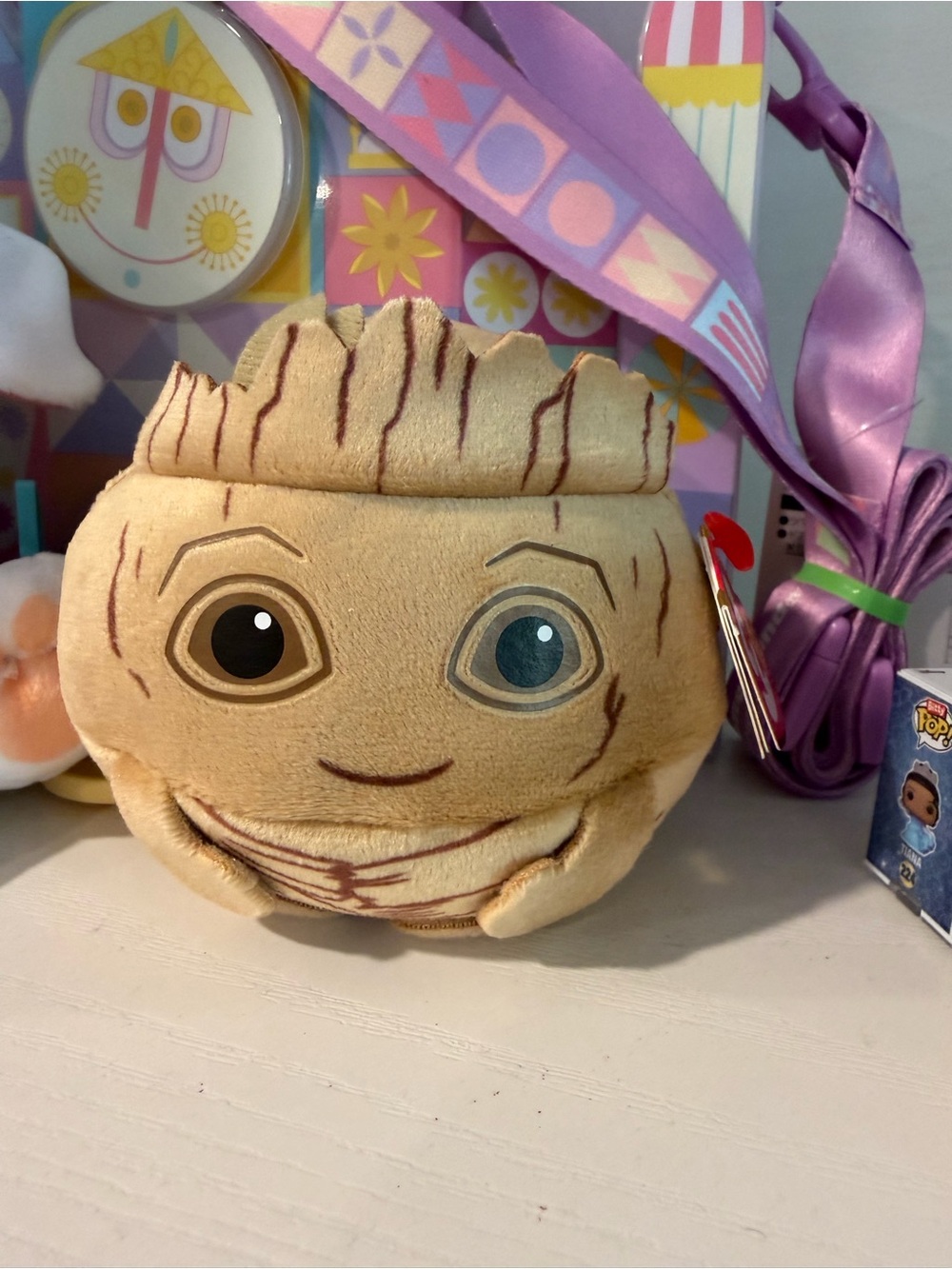 TY Puffies Beanie Balls Plush - Groot Marvel 3 Inch Collectible Soft Toy